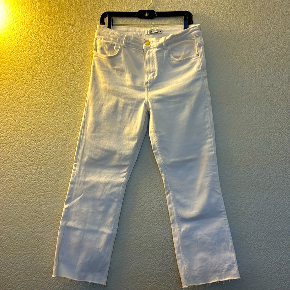 Zara white jeans